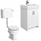Chatsworth White 4-Piece Low Level Bathroom Suite  In Bathroom Large Image