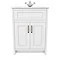 Chatsworth White 610mm Vanity with White Marble Basin Top  Standard Large Image