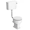 Chatsworth White Black Marble 4-Piece Low Level Bathroom Suite In Bathroom Large Image