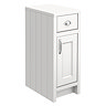 Chatsworth White Cupboard Unit 300mm Wide x 435mm Deep with Chrome Handles