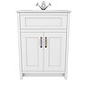 Chatsworth White Marble 4-Piece Low Level Bathroom Suite  additional Large Image