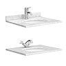 Chatsworth White Marble 4-Piece Low Level Bathroom Suite  Newest Large Image