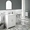 Chatsworth White Marble 4-Piece Low Level Bathroom Suite Large Image