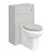 Chatsworth White Marble Traditional Grey Vanity Unit + Toilet Package  Standard Large Image