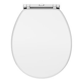 Chatsworth White Soft Close Top Fixing Toilet Seat