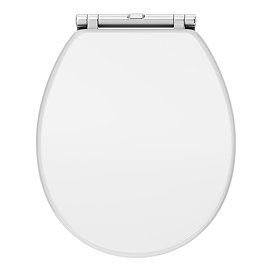 Chatsworth White Soft Close Top Fixing Toilet Seat