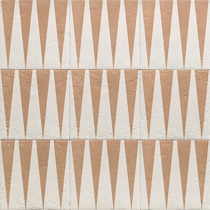 Cherbourg Arrow Decor Wall & Floor Tiles - 200 x 200mm