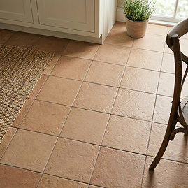 Cherbourg Terracotta Wall & Floor Tiles - 200 x 200mm