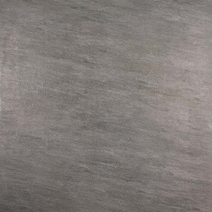 Chesham Anthracite Outdoor Stone Effect Floor Tiles - 600 x 600mm Large Image