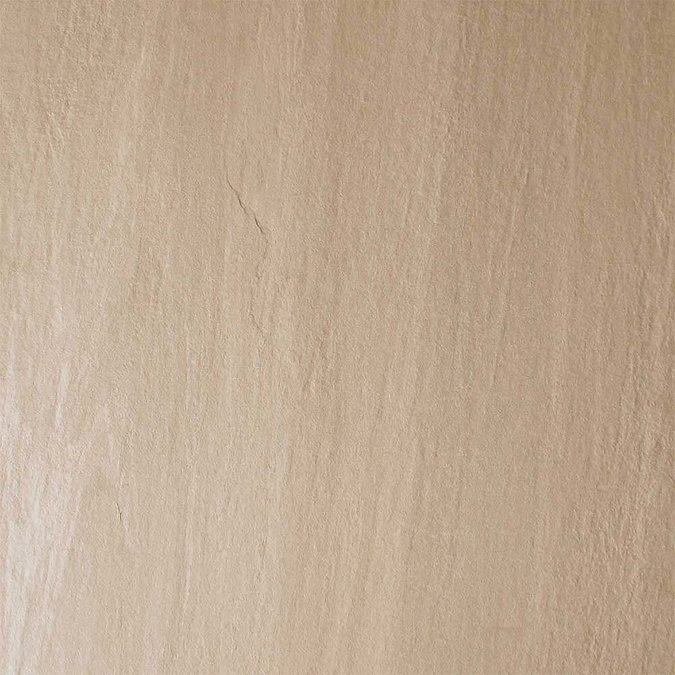 Chesham Beige Outdoor Stone Effect Floor Tiles - 600 x 600mm Large Image