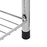 Chrome 3 Tier Bathroom Stand Small/Narrow - Freestanding