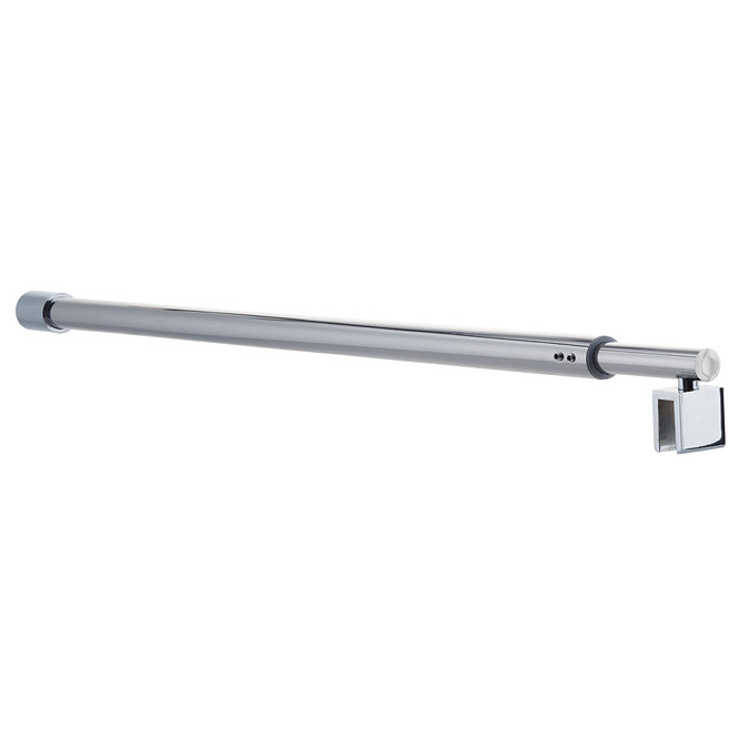 Chrome Adjustable 8mm Wet Room Retaining Arm Large Image