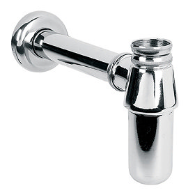 Ultra Basin Bottle Trap with 190mm Extension Tube - Chrome - EA370 Large Image