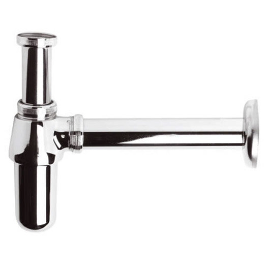 Chrome Bidet Bottle Trap Large Image