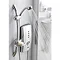 Ultra Chic 650 Slimline Electric Shower - 10.5kW - Chrome - AX311 Profile Large Image