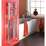 Chrome Curved Ladder Heated Towel Rail 500 x 1100mm - MTY067 Profile Large Image