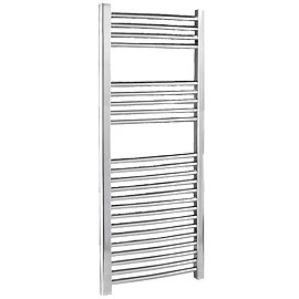 Chrome Curved Ladder Heated Towel Rail 500 x 1100mm - MTY067 Large Image