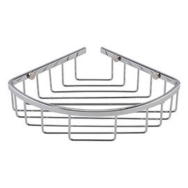 Hudson Reed Chrome Deep Corner Basket - LL306 Medium Image