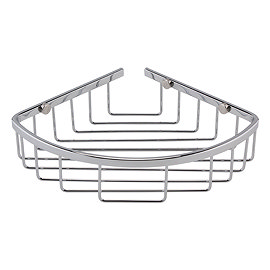 Hudson Reed Chrome Deep Corner Basket - LL306 Large Image