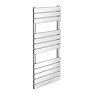Chrome Flat Panel Heated Towel Rail - 1200mm x 490mm