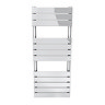 Chrome Flat Panel Heated Towel Rail - 1200mm x 490mm