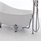 Chrome Flexible Exposed Click Clack Bath Waste with Overflow Profile Large Image