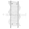 Hudson Reed Kingston Designer Radiator - Chrome - HL347 Large Image