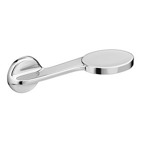 Milton Large Chrome Paddle Cistern Lever Large Image