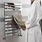 Hudson Reed Piazza 10 Bar Heated Towel Rail - Chrome - HT382 Profile Large Image