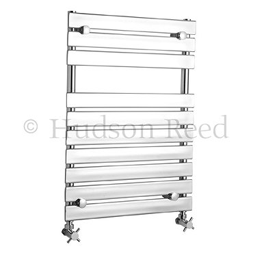 Hudson Reed Piazza 10 Bar Heated Towel Rail - Chrome - HT382 Profile Large Image