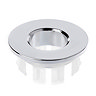 Chrome Plated Brass Basin Overflow Cover Insert Hole Trim  Feature Large Image