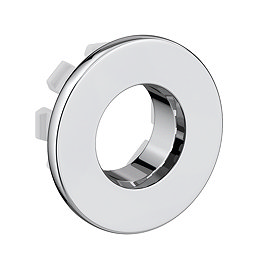 Chrome Plated Brass Basin Overflow Cover Insert Hole Trim