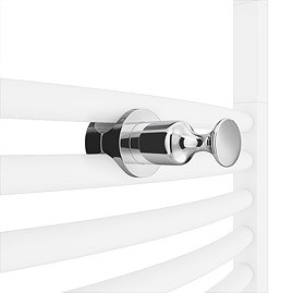 Chrome Robe Hook Attachment for Heated Towel Rails Large Image