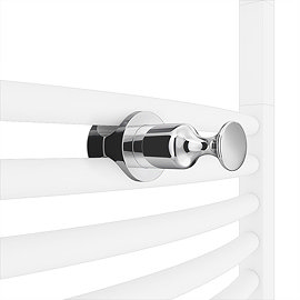 Chrome Robe Hook Attachment for Heated Towel Rails Large Image