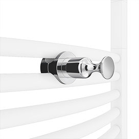 Chrome Robe Hook Attachment for Heated Towel Rails Large Image