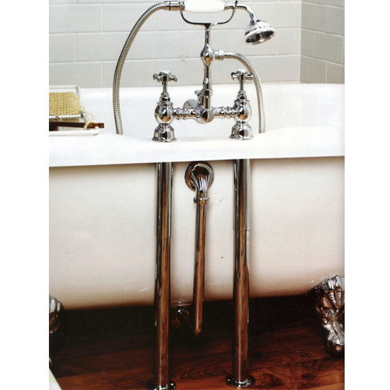 Hudson Reed Luxury Roll Top Bath Pack - Chrome - EA368 Feature Large Image