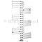Hudson Reed Signal 18 Bar Heated Towel Rail - Chrome - HT387 Large Image