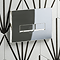 Chrome Square Flush Plate