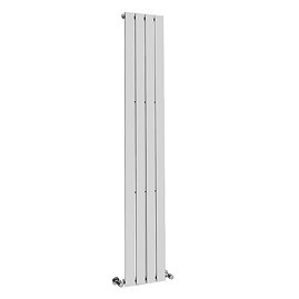 Chrome Vertical Single Panel Radiator W300 x H1600mm