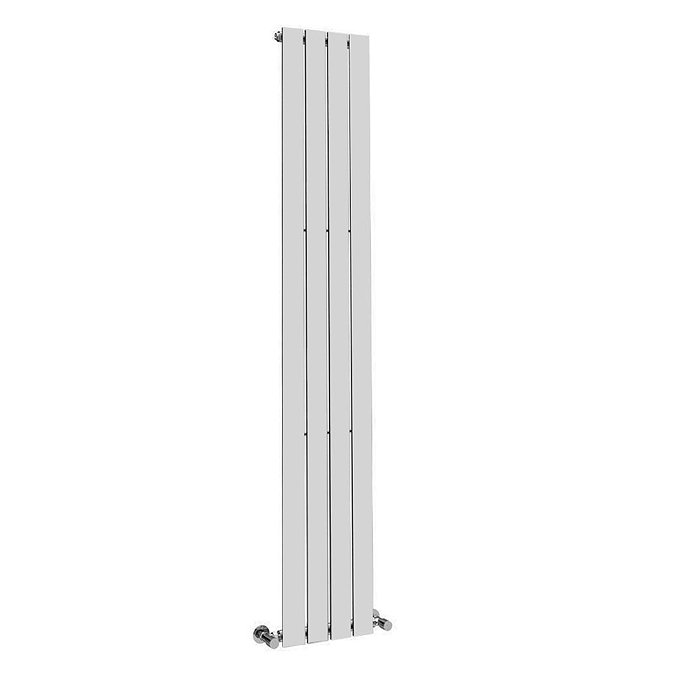 Chrome Vertical Single Panel Radiator W300 x H1600mm