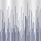 City W1800 x H1800mm White & Navy Shower Curtain
