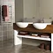 Clarence 550 Semi Recessed Ceramic Basin Profile Large Image