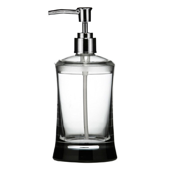 Black/Clear Acrylic Lotion Dispenser - 1601352 Large Image