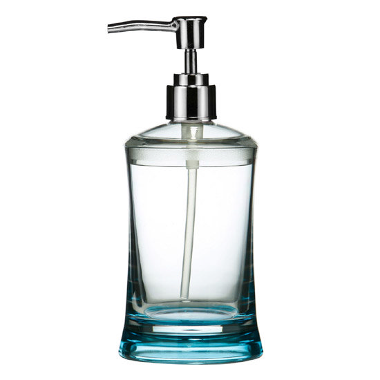 Turquoise/Clear Acrylic Lotion Dispenser - 1601360 Large Image
