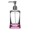 Hot Pink/Clear Acrylic Lotion Dispenser - 1601356 Large Image