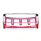 Hot Pink/Clear Acrylic Soap Dish - 1601358 Large Image