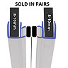 Clear Angled Magnetic Seal for Shower Door 8-10mm Glass (Pair)