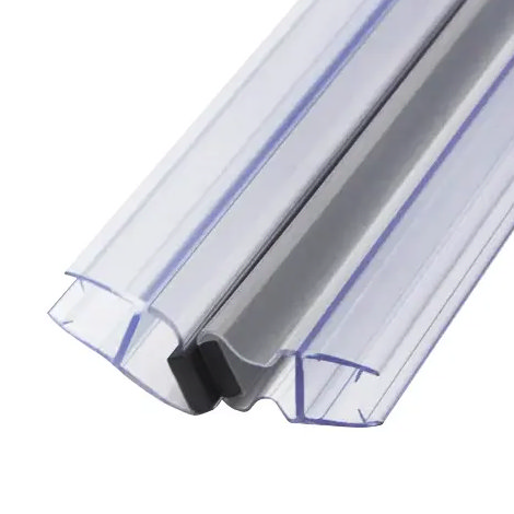Clear Magnetic Seal for Quadrant Shower Door 4-6mm Glass (Pair)