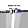 Clear Magnetic Seal for Shower Door 4-6mm Glass (Pair)