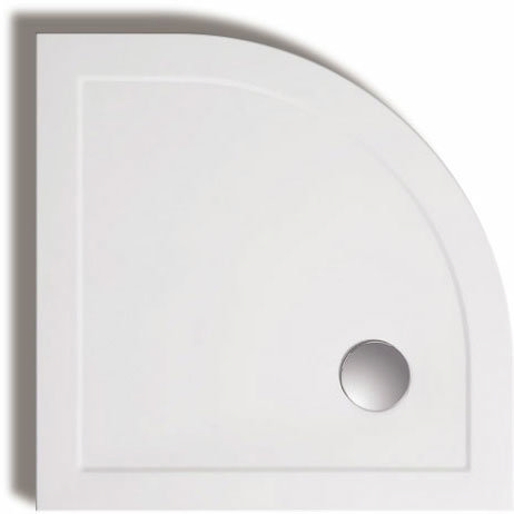 Clearance - 900 x 900mm Quadrant Shower tray - Plastic Large Image